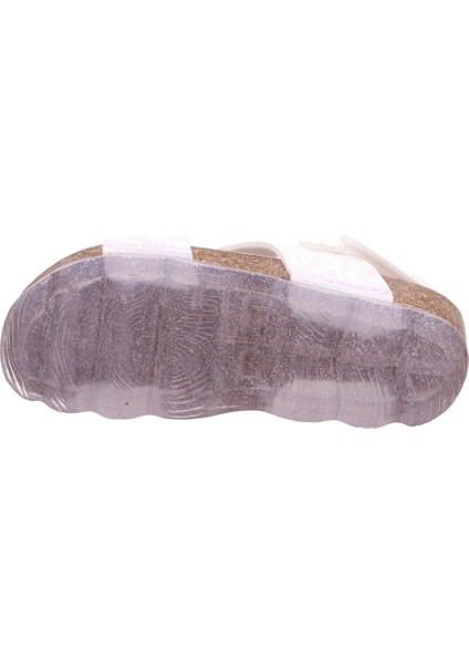 Jellies Soft Mantar Taban Gümüş Sandalet