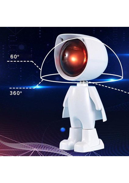 Projektör Atmosfer Işık Lambası USB Ev Arka Plan Parti Duvar Dekor Günbatımı