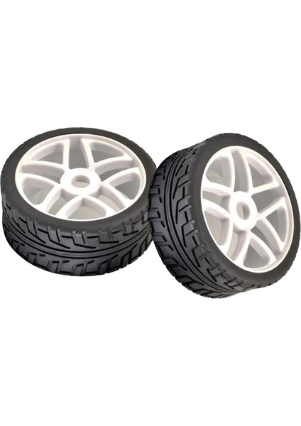 Rc Araba Kauçuk Lastik, 4 Adet 1/8 Rc Lastik Hsp Hobao Traktör Kamyon İçin 1/8 Rc Araba Siyah (Yurt Dışından)