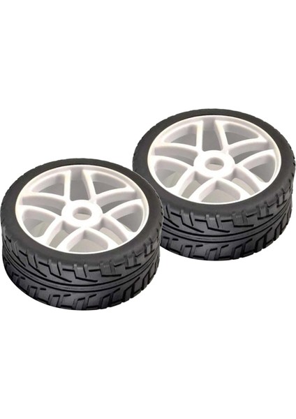 Rc Araba Kauçuk Lastik, 4 Adet 1/8 Rc Lastik Hsp Hobao Traktör Kamyon İçin 1/8 Rc Araba Siyah (Yurt Dışından)