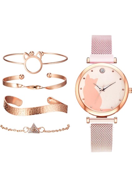 Zarif 34MM Bayanlar Izle Bilezik Kuvars Band Seti Posta -, 28MM Pembe (Yurt Dışından) modelleri