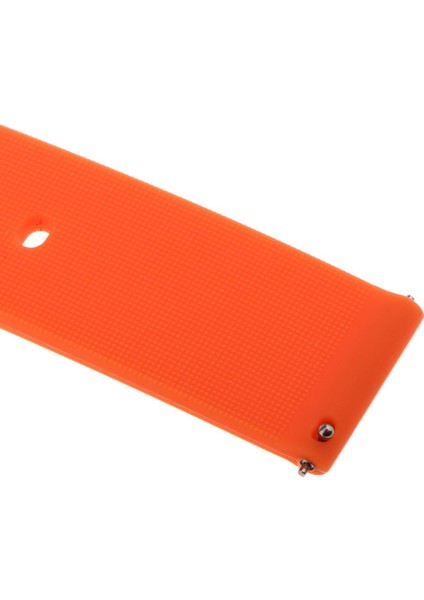 Hızlı Yayın Silikon İzle Bandı Paslanmaz Çelik Toka ile 18 mm. Turuncu (Yurt Dışından) indirimleri