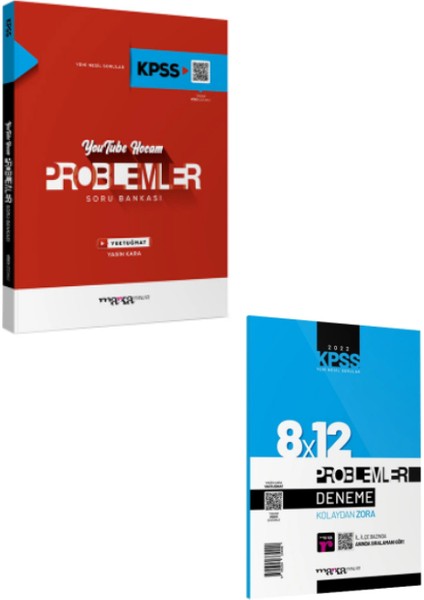 KPSS Yektug Mat Problemler Soru Bankası & KPSS Yektug Mat 8X12 Problem Denemeleri