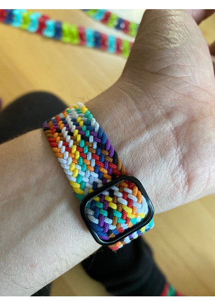 Cool Cold Apple Watch Solo Döngü 38/40/41 mm Uyumlu Örgü Elastik Tokalı Ayarlanabilir Kordon fiyatları