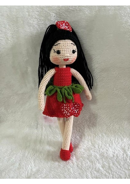 Çilek Kız Amigurumi Organik Oyuncak fiyatları
