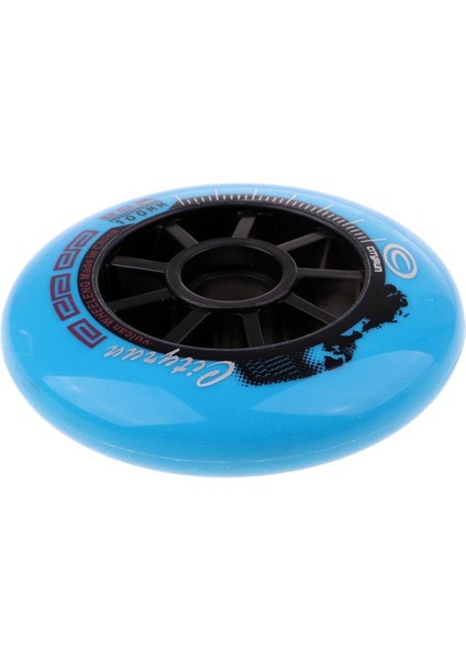 Roller Patates Tekerlekleri Kapalı Açık Hızlı Paten Tekerlekleri Aracı Siyah/mavi/kırmızı 100MM Mavi (Yurt Dışından)