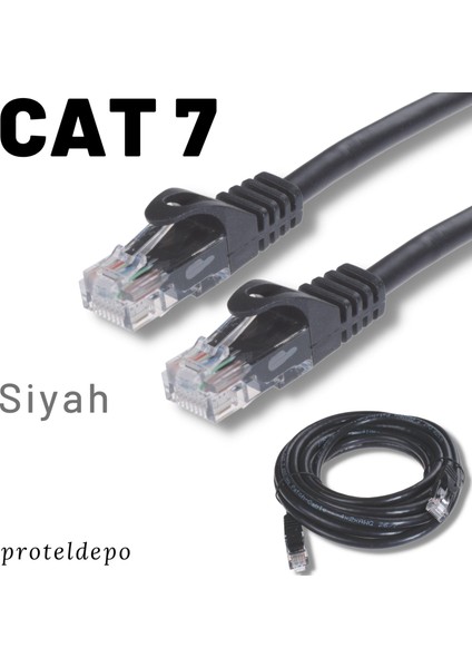 5 Adet Cat7 Kablo Ethernet Network Internet Lan Kablosu