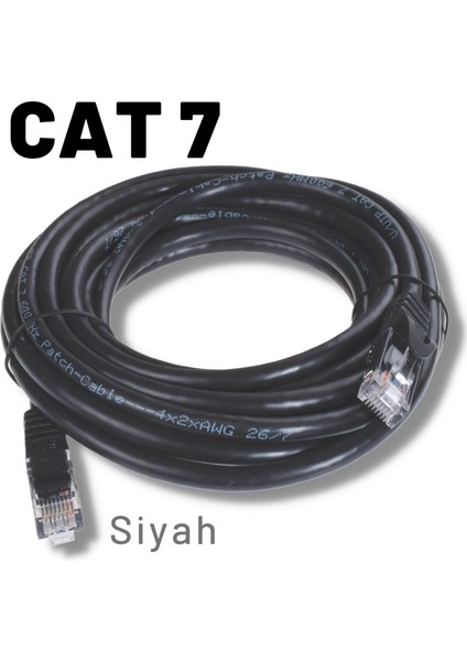 5 Adet Cat7 Kablo Ethernet Network Internet Lan Kablosu