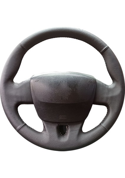 Renault Megane 3 Joy Paket Tuşsuz Tam Uyumlu Spor Deri Direksiyon Kılıfı