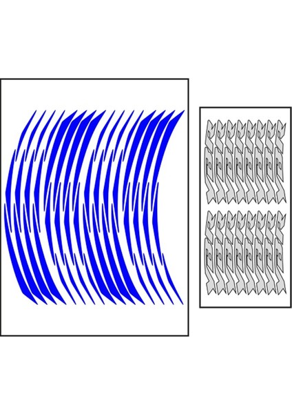 Reflektör Mavi Dio Jant Şeridi