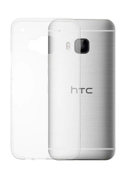 Htc One M9 Color Curve Silikon Arka Kapak / Kılıf Şeffaf