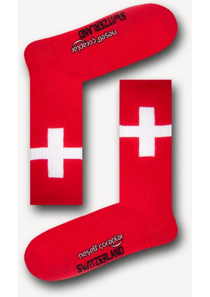 Swiss Desenli Atletik Erkek Çorap