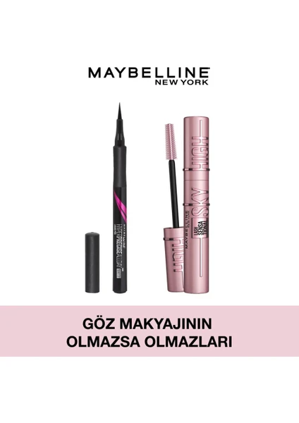 Master Precise Eyeliner - Black + Lash Sensational Sky High Maskara