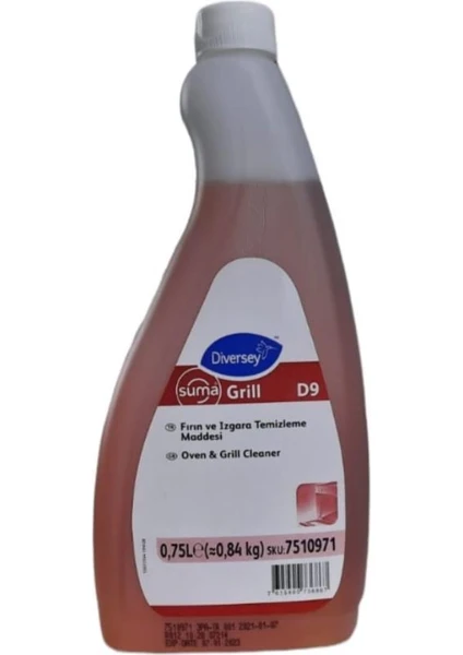 Suma Grill D9 Fırın ve Izgara Temizleyici 750 ml