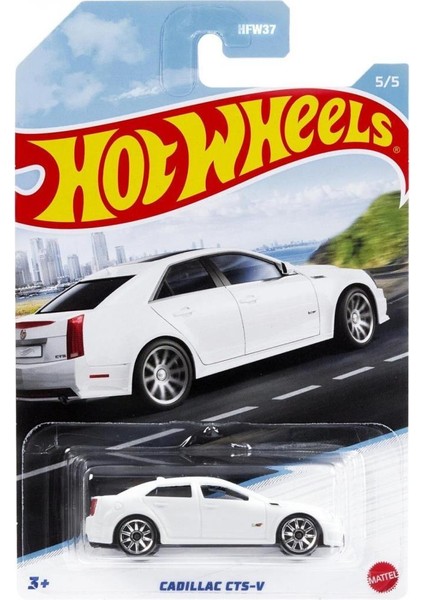 1:64 Hot Wheels Lüks Sedan Arabalar Cadillac Cts-V HDH16