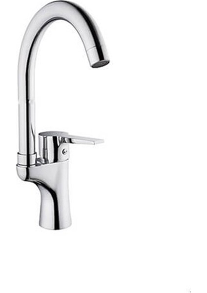 Armoni Mix Kısa Kuğu Lavabo Bataryası (Kare)