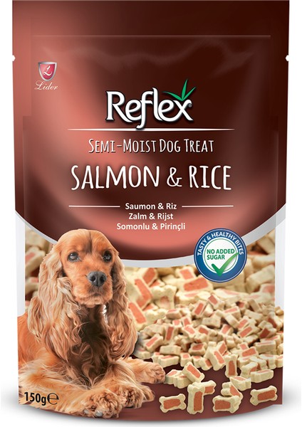 Semi-Moist Köpek Ödülü Somon&prinç Kalpli Mix 150 gr