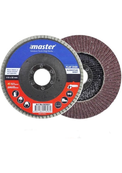 Flap Disk Alüminyum Oksit 40 Kum 180X22MM fiyatları