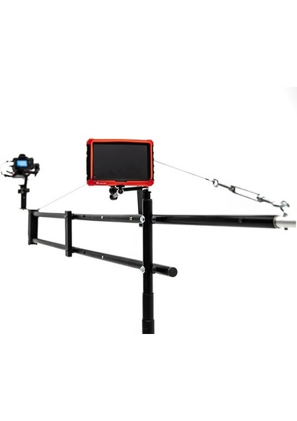 Jimmy Jib Profesyonel (300CM) (10KG Kapasiteli) Çantalı + Kargo indirimleri