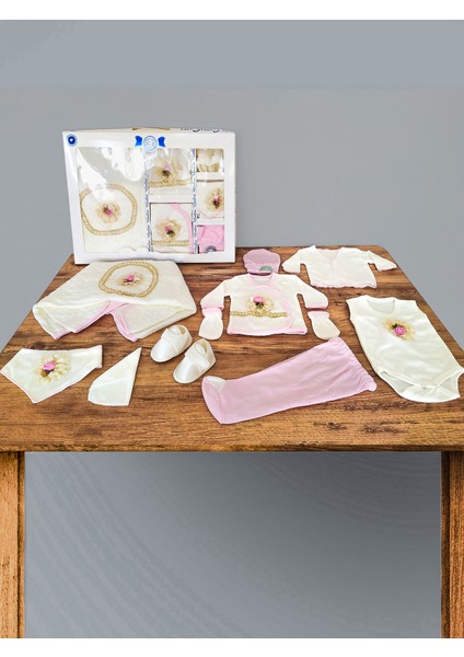 Hastane Çıkışı Kız Bebek Kıyafeti Yeni Doğan Bebek Hediyesi 10 Parça Bebek Tulum Battaniye Mevlüt Takımı fiyatları