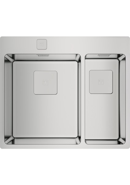 FORLINEA RS15 2B 580 Ankastre/Tezgaha Sıfır Paslanmaz Çelik 58 cm 115030013