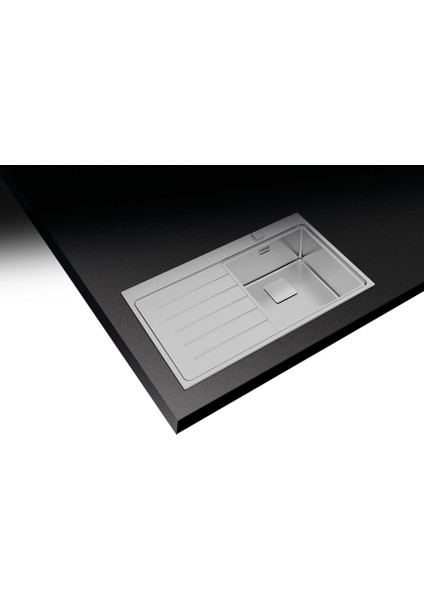 ZENIT RS15 1B 1D L 86 AUTO Ankastre Kumanda Sifonlu Sol Damlalıklı Eviye Paslanmaz Çelik 86 cm 115100005 modelleri