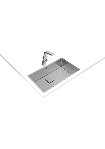 FLEXLINEA RS15 71.40 Ankastre/Tezgaha Sıfır/Tezgahaltı Eviye Paslanmaz Çelik 71 cm 115000011 fiyatları