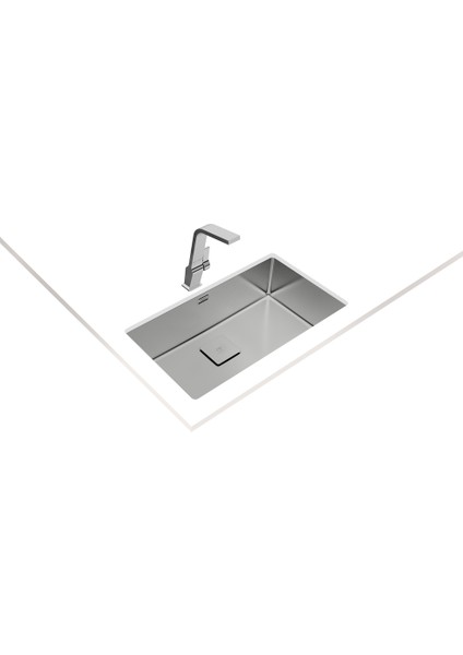 FLEXLINEA RS15 71.40 Ankastre/Tezgaha Sıfır/Tezgahaltı Eviye Paslanmaz Çelik 71 cm 115000011 modelleri