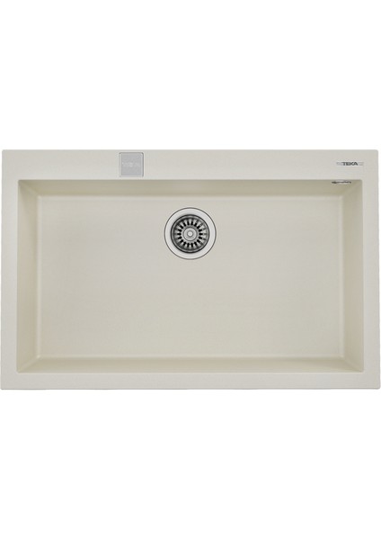 FORSQUARE 72.40 TG BRIGHT CREAM Ankastre Kumanda Sifonlu Granit Eviye Krem 72 cm 115230003