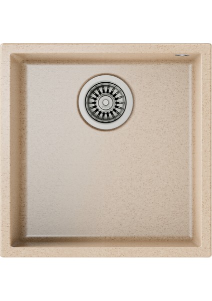 SQUARE 40.40 TG AVENA BEIGE Tezgahaltı Granit Eviye Bej 40 cm 115230027