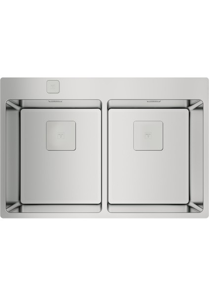 FORLINEA RS15 2B 740 Ankastre/Tezgaha Sıfır Paslanmaz Çelik 74 cm 115030011