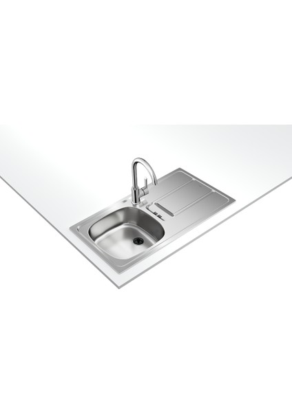 GRAVITY Ankastre Sağ Damlalıklı Eviye Mikroketen Dokulu 86 cm 115120044 fiyatları