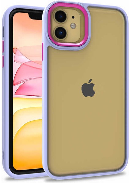 Apple iPhone 11 Kılıf Kamera Korumalı Mat Renkli Silikon