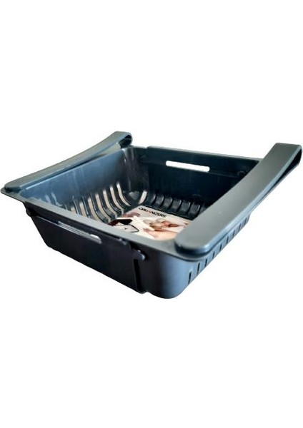 Buzdolabı Organizeri Boyu Ayarlanabilir Düzenleyici-Antrasit SIYAH-8125 fiyatları