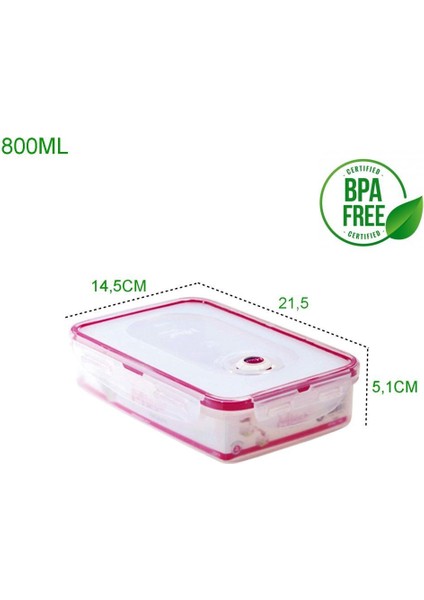 Moon Star Vakumlu Hava Geçirmez Saklama Kabı 800ML+ POMPA-MVAC180 modelleri