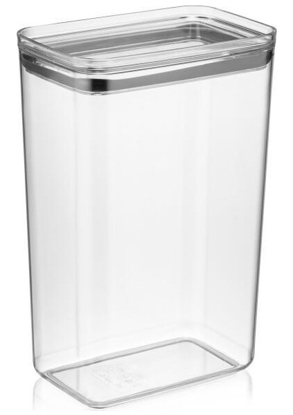 Vakumlu Hava Almaz Saklama Kabı Seti Erzak Kabı Dikdörtgen 6ADET 3100ML
