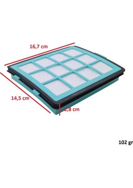Philips Uyumlu 432200533153 Süpürge Ön Filtresi