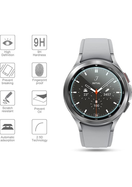 Samsung Galaxy Watch 4 42MM Temperli Cam Ekran Koruyucu