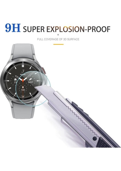 Samsung Galaxy Watch 4 42MM Temperli Cam Ekran Koruyucu