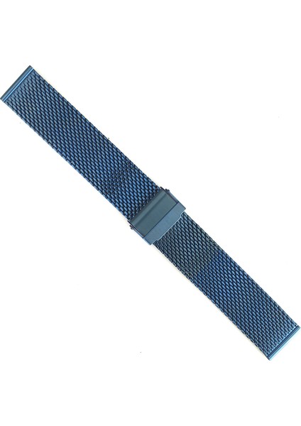 Lacivert Kalın Hasır Çelik Saat Kordonu 20Mm Metal Kayış fiyatları