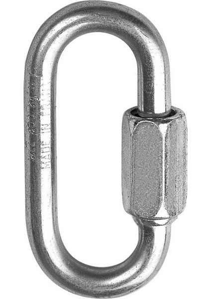 Maıllon Mını Oval Çelik Karabina Vidalı Zinc-Plated