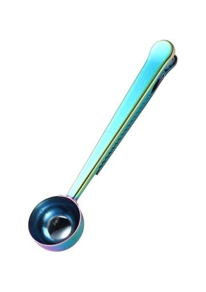 Mandallı Kahve Ölçü Kaşığı Renkli Çok Fonksiyonlu Paslanmaz Çelik Kaşık