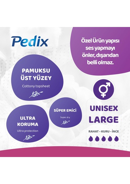 Mesane Pedi Büyük Boy Large (L) 10x20 200 Adet