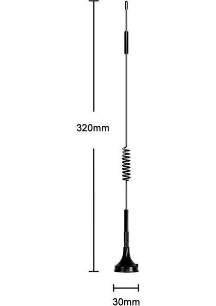12dbi Dış Mekan Anten Sma Erkek 1.5 Metre Kablo 700Mhz - 2.7GHz Mıknatıslı Gsm Wifi RF sinyal Kuvvet