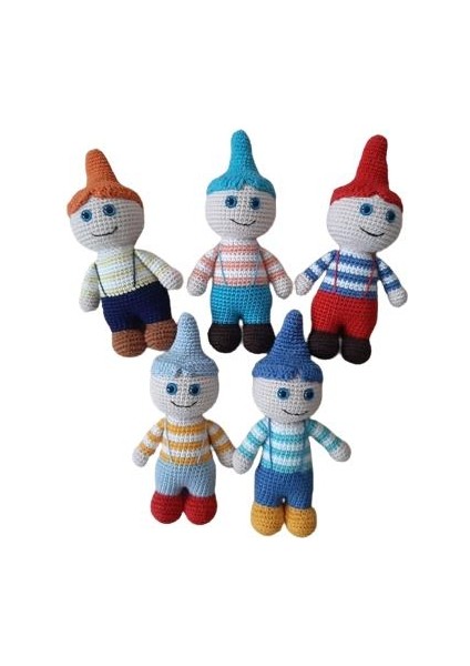 Sevimli Cüceler Takımı Amigurumi Organik Oyuncak fiyatları