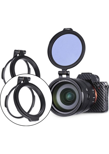 Nd Filtre Adaptörü Dslr Kamera Lensi Fotoğrafçılık Kolay Kurulum Yedek Parçaları 67MM (Yurt Dışından)