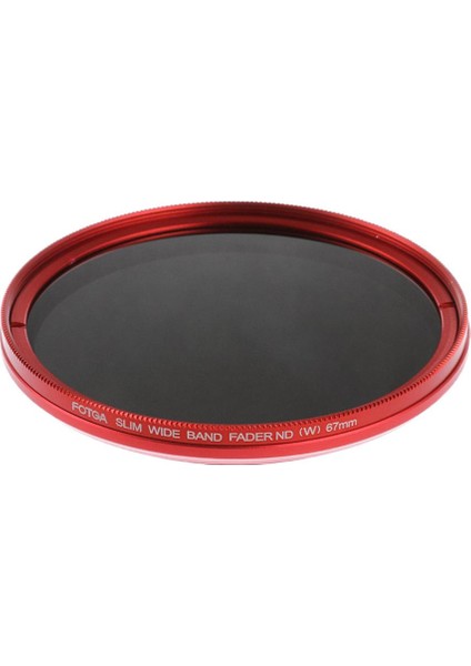 40.5 ~ 82 mm Kırmızı Çerçeve Değişken Fader Nd Filtresi Nd2 - ND400 Metal Lens 67MM (Yurt Dışından)