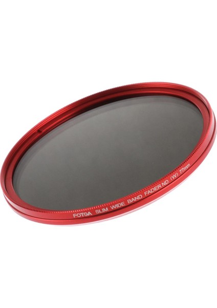 40.5 ~ 82 mm Kırmızı Çerçeve Değişken Fader Nd Filtresi Nd2 - ND400 Metal Lens 77MM (Yurt Dışından)