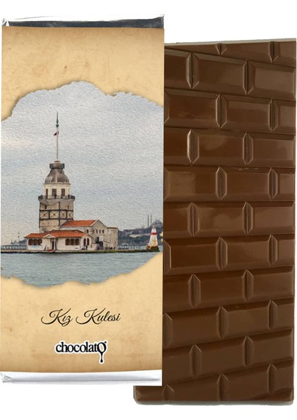 Kız Kulesi 100 gr Sütlü Tablet Çikolata