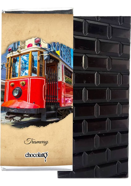 Tramvay 100 gr Bitter Tablet Çikolata